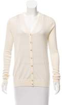 Thumbnail for your product : Derek Lam Silk-Accented Cashmere Cardigan w/ Tags