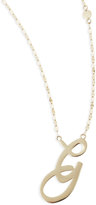 Thumbnail for your product : Lana 14k Gold Initial Letter Necklace, G