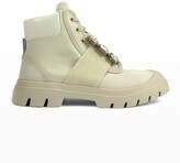 Thumbnail for your product : Roger Vivier Viv Desert Crystal Buckle Booties