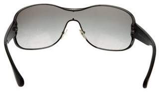 Prada Rimless Shield Sunglasses