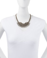 Thumbnail for your product : Dannijo Lilith Crystal Chain Necklace