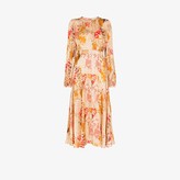 Thumbnail for your product : By Ti Mo Floral Pleated Midi Dress