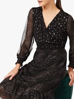 Thumbnail for your product : Phase Eight Star Print Wrap Dress, Black