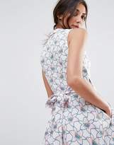 Thumbnail for your product : Traffic People Printed Midi Shirt Dress