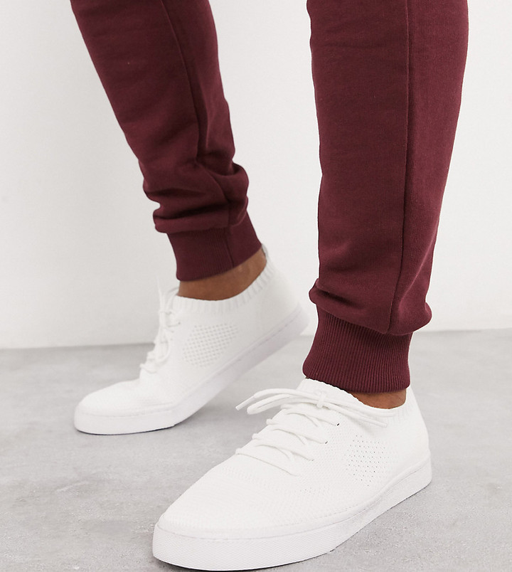 mens wide fit slip on trainers