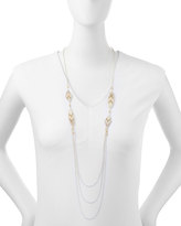 Thumbnail for your product : Nakamol Chevron Beaded Layered Chain Necklace