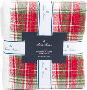 TJMAXX Reversible Plaid And Faux Fur Blanket, Polyester