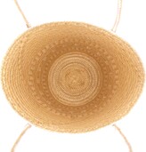 Thumbnail for your product : Washein - Palma Black Beach Tote Straw Bag