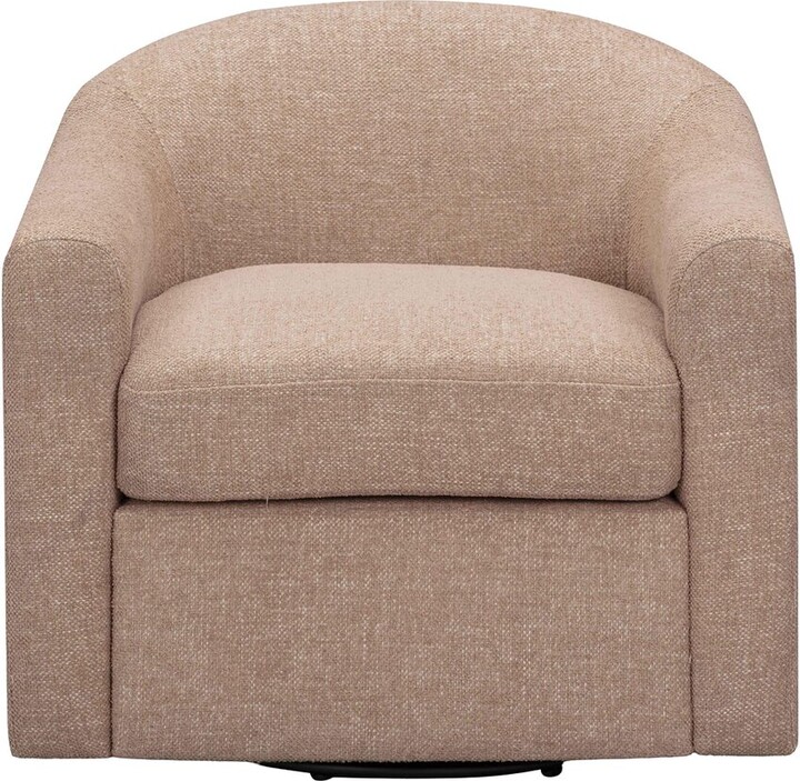TOV Furniture Thao Basketweave Swivel Chair