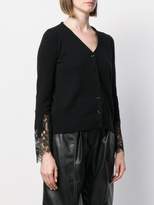 Thumbnail for your product : Ermanno Scervino lace sleeve cardigan