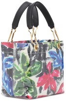 Thumbnail for your product : Marni Glossy Grip floral PVC tote