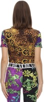 Thumbnail for your product : Versace Printed Cotton Jersey T-shirt