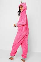 Thumbnail for your product : boohoo Heart Unicorn Onesie