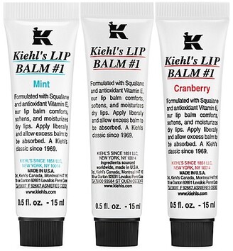 Kiehl's Kiss Me With 3-Piece Lip Balm Set - $30 Value