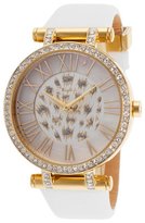 Thumbnail for your product : Thierry Mugler Women's White Genuine Leather White Crystal Encrusted Dial