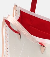 Thumbnail for your product : Christian Louboutin Cabalace Small leather-trimmed tote