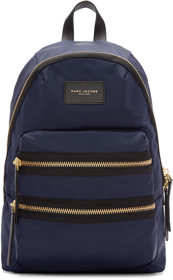 Marc Jacobs Navy Nylon Biker Backpack ShopStyle