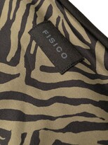 Thumbnail for your product : Fisico Zebra-Print Halterneck Bikini