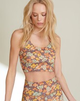 Thumbnail for your product : Veronica Beard Malea Floral Sport Bra