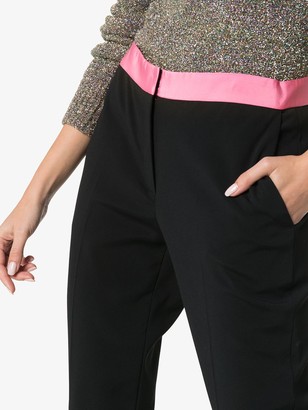 Carolina Herrera Contrast Sash Trousers