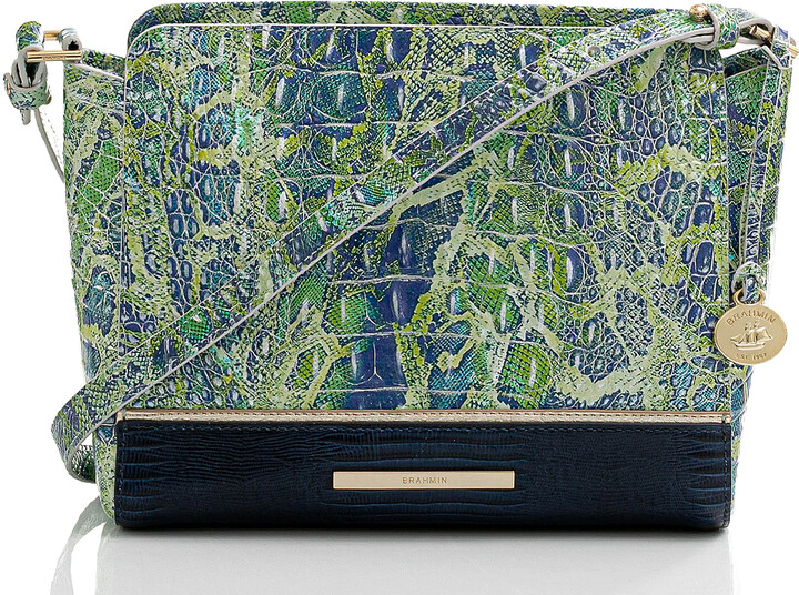 Brahmin Carrie Crossbody Green Viper Mackay ShopStyle Shoulder Bags