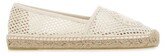 Thumbnail for your product : Stella McCartney Logo Patch Mesh Espadrilles