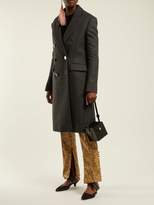 Thumbnail for your product : Hillier Bartley Hillier Bartley - Double-breasted Wool-blend Coat - Womens - Dark Grey