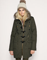 Thumbnail for your product : ASOS Parka With Detachable Faux Fur Lining