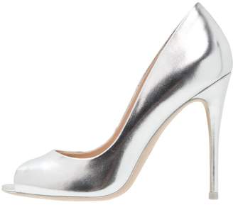 Aldo STELLAA Peeptoe heels silver