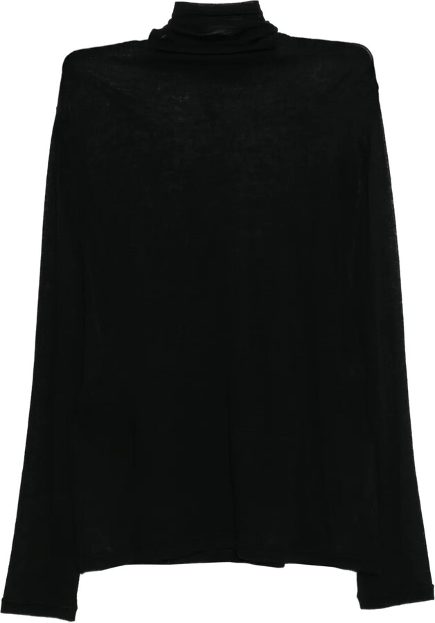 Yohji Yamamoto roll-neck T-shirt