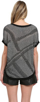 Thumbnail for your product : Graham & Spencer Knit Dolman Top in Black/White