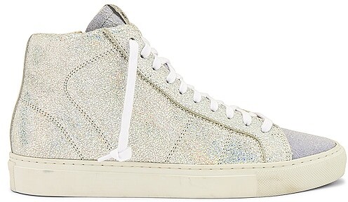p448 star leather high top sneaker