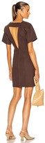Thumbnail for your product : Bottega Veneta Open Back Mini Dress in Brown
