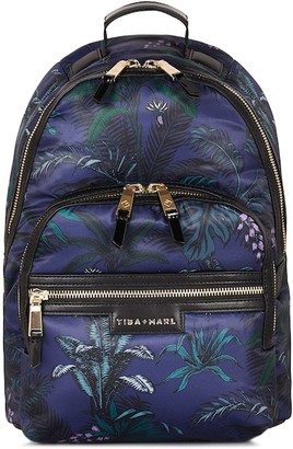 TIBA + MARL Botanical print changing backpack
