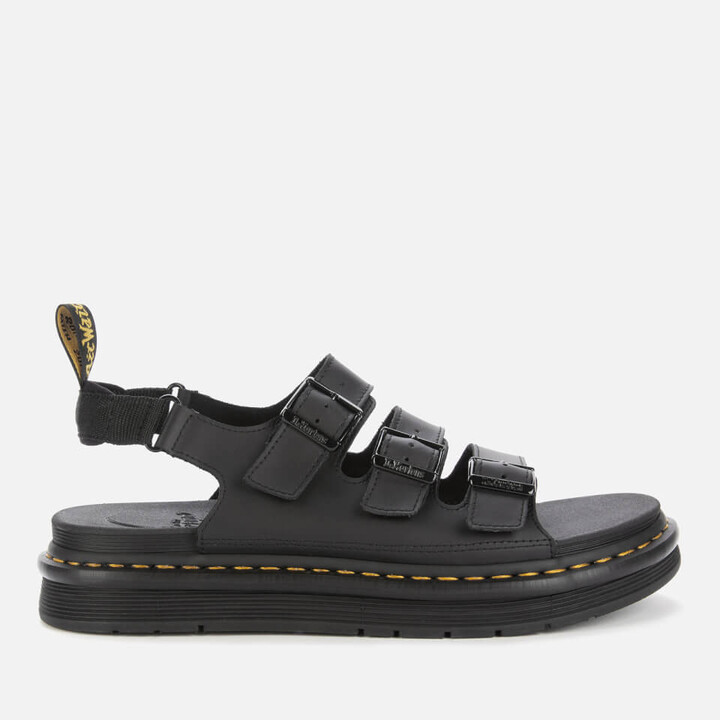 Dr. Martens Men's Solomon Hydro Leather Sandals Black ShopStyle