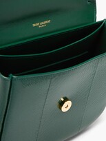 Thumbnail for your product : Saint Laurent Kaia Small plaque Ayers Cross-body Bag - Green