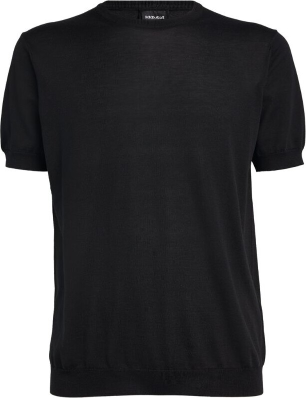 Giorgio Armani Silk & Cotton T-Shirt - ShopStyle
