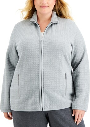 ladies plus size fleece jackets
