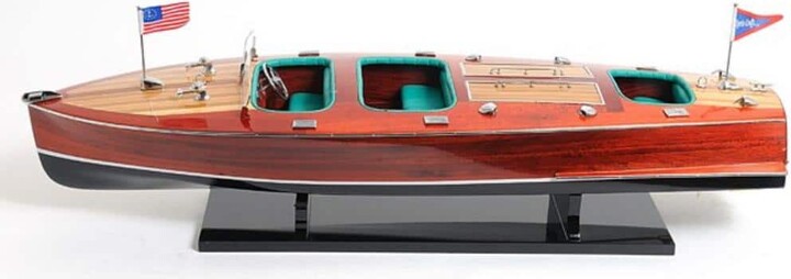 c1928 Chris Craft Triple Cockpit Large Painted Model