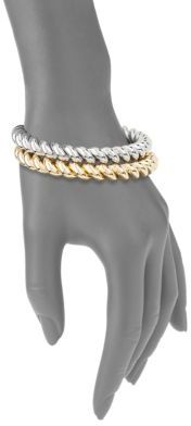 Punch Two-Tone Twisted Bracelet