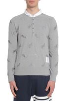 Thumbnail for your product : Thom Browne Long Sleeve Polo
