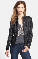 Thumbnail for your product : Lucky Brand 'Joyride' Leather Bomber Jacket