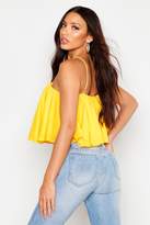 Thumbnail for your product : boohoo Woven Strappy Swing Top
