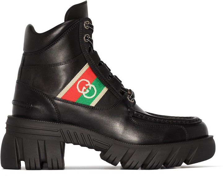 Gucci Interlocking G panel ankle boots ShopStyle