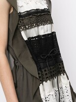 Thumbnail for your product : Sacai Crochet-Panel Dress