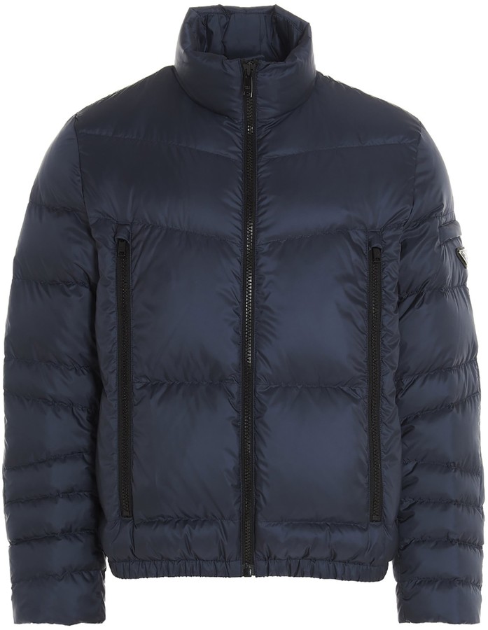 Prada Triangle Logo Puffer Jacket ShopStyle