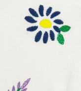 Thumbnail for your product : Stella McCartney Kids Floral cotton and wool cardigan