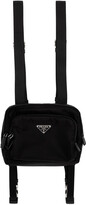 Thumbnail for your product : Prada Black Nylon Harness Backpack