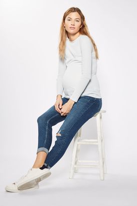 Topshop Maternity rip lucas jeans