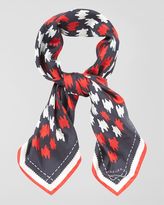 Thumbnail for your product : Jaeger Houndstooth Print Scarf